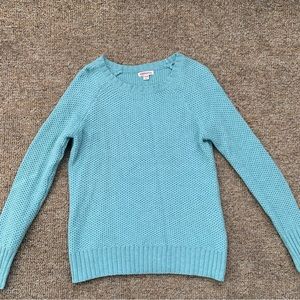 Merona Knit Light Teal Sweater Size X-Small